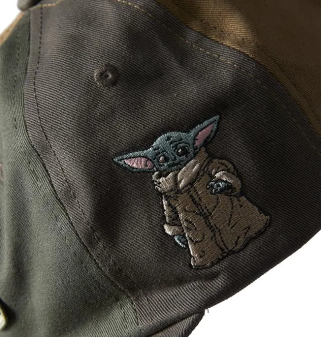 Men Hats and Beanies DC Men039s Star Warstrade DC Grogu Baseball Hat Multi Green