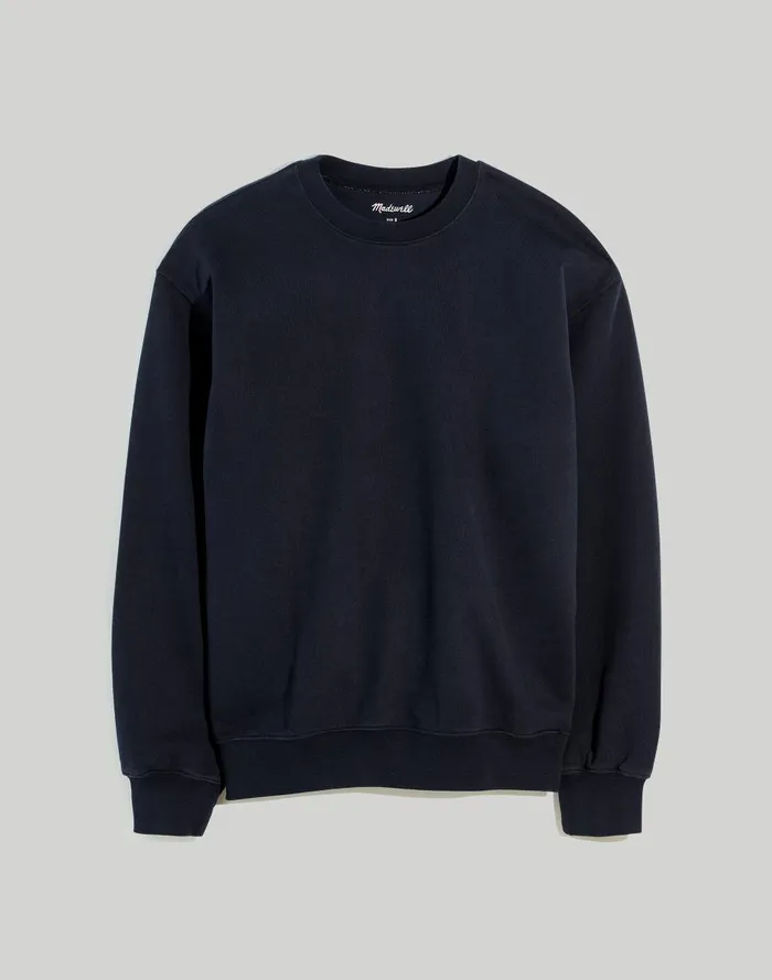 Men Hoodies and Sweatshirts Madewell The McCarren Midweight Crewneck Sweatshirt