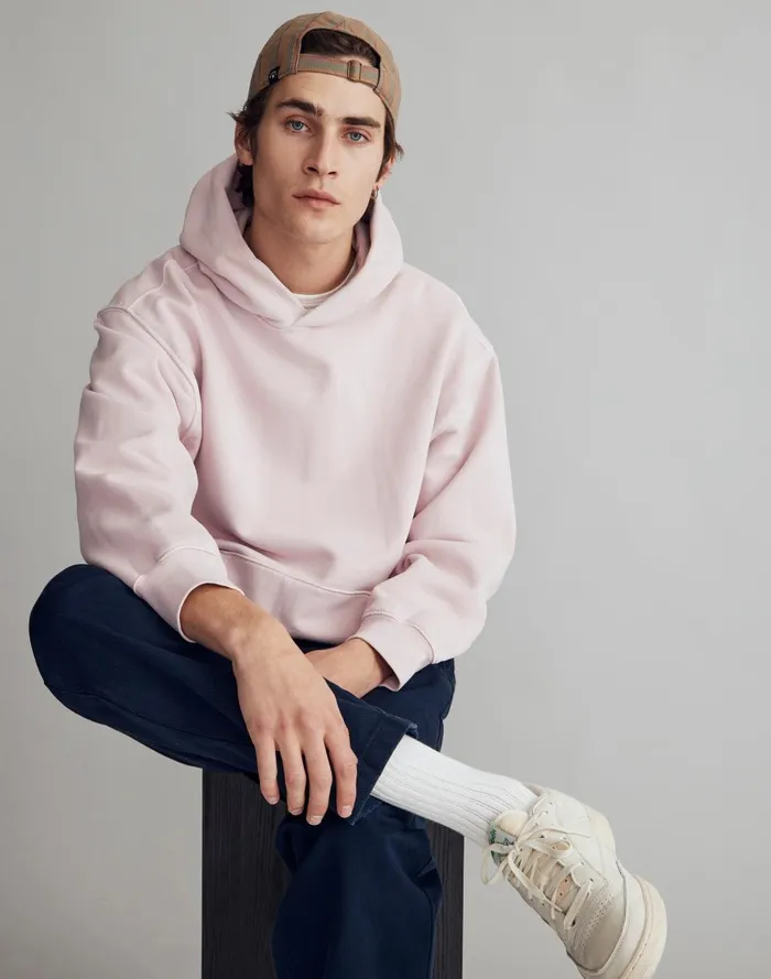 Men Hoodies and Sweatshirts Madewell The McCarren Midweight Hoodie Sweatshirt
