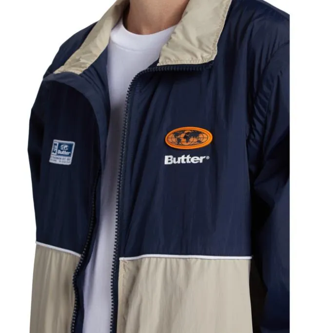 Men Jackets DC Men039s Butter Goods X DC WaterResistant Windbreaker Jacket Island Fossil Men Jackets DC Men039s Butter Goods X DC WaterResistant Windbreaker Jacket Island Fossil