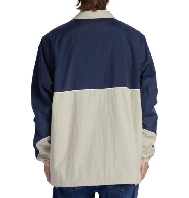 Men Jackets DC Men039s Butter Goods X DC WaterResistant Windbreaker Jacket Island Fossil Men Jackets DC Men039s Butter Goods X DC WaterResistant Windbreaker Jacket Island Fossil