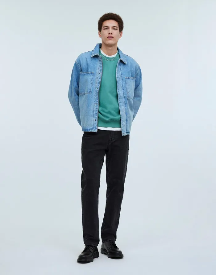 Men Jackets Madewell Denim Boxy ShirtJacket