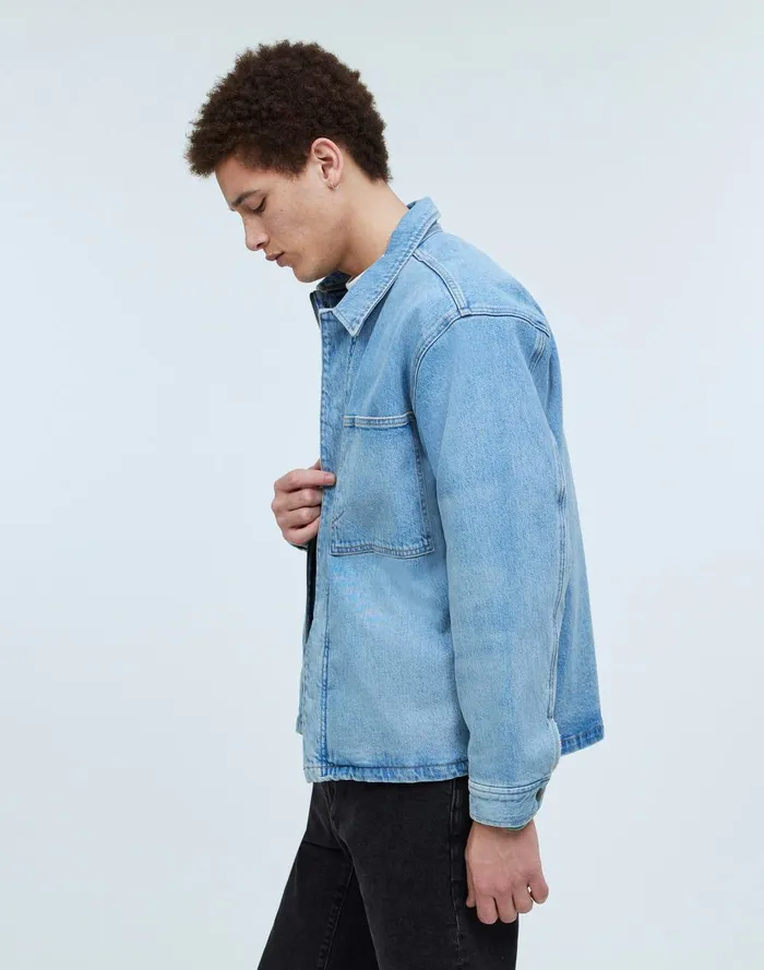 Men Jackets Madewell Denim Boxy ShirtJacket