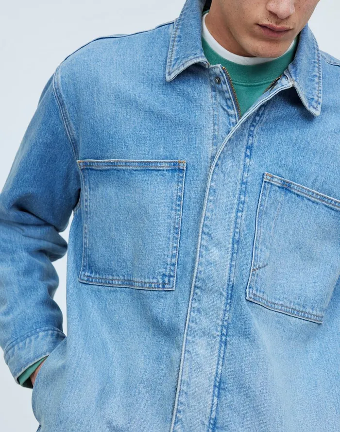 Men Jackets Madewell Denim Boxy ShirtJacket