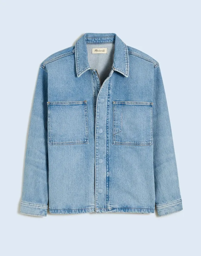 Men Jackets Madewell Denim Boxy ShirtJacket