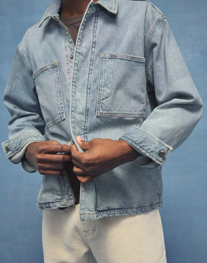 Men Jackets Madewell Denim Boxy ShirtJacket