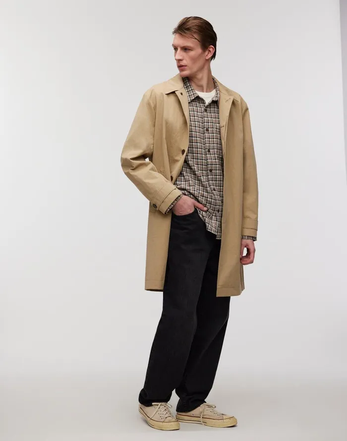 Men Jackets Madewell Trench Coat