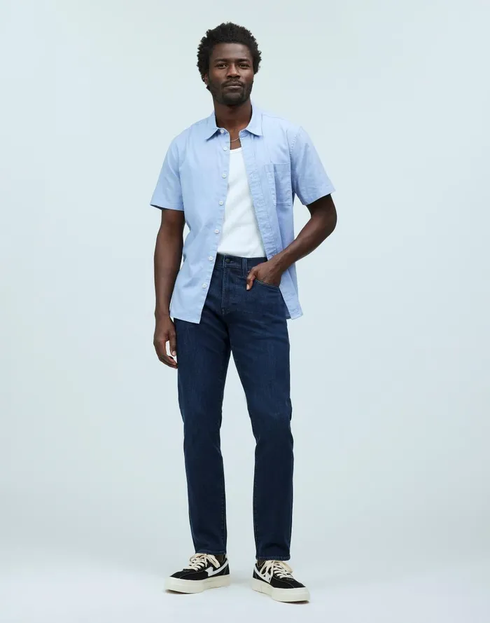 Men Jeans Madewell Athletic Slim Jeans COOLMAX Denim Edition