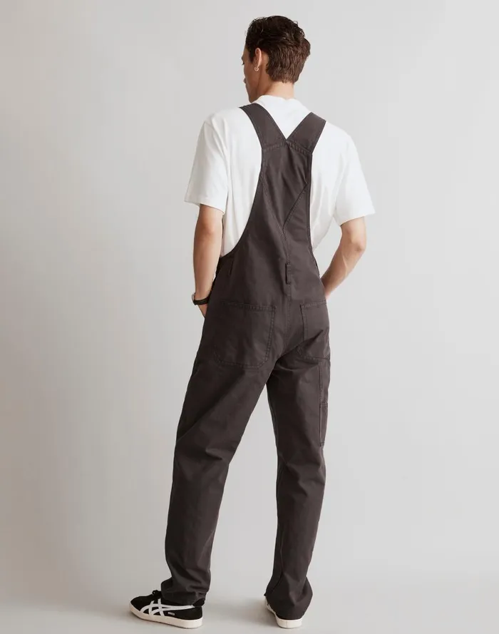 Men Jeans Madewell GarmentDyed Canvas Overalls