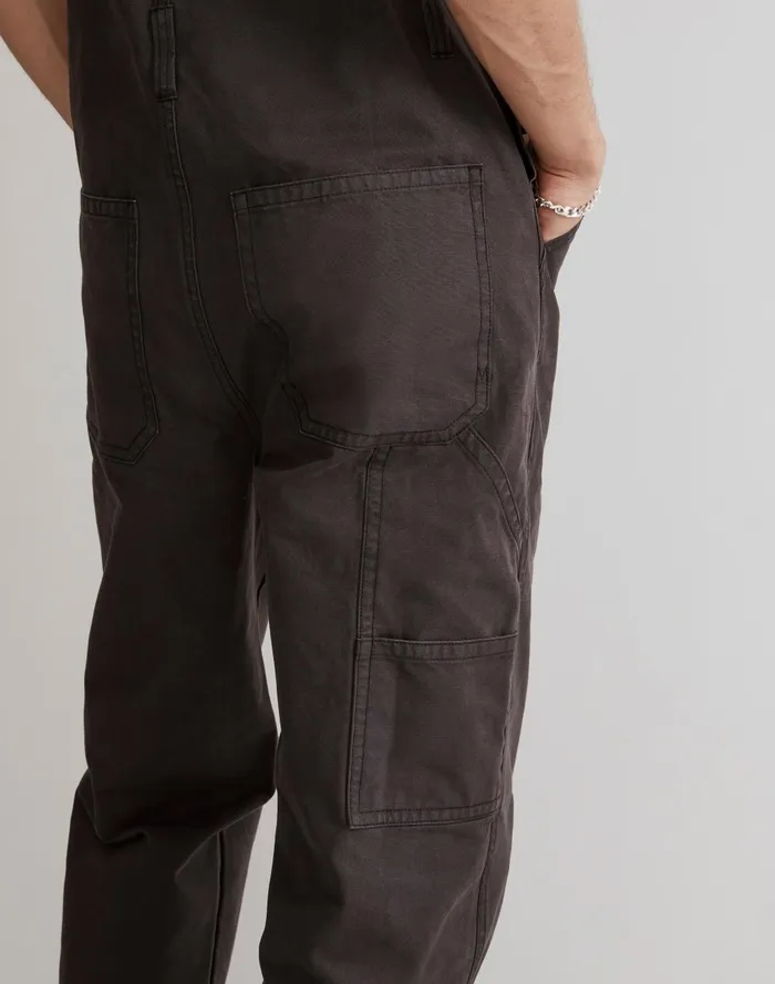 Men Jeans Madewell GarmentDyed Canvas Overalls