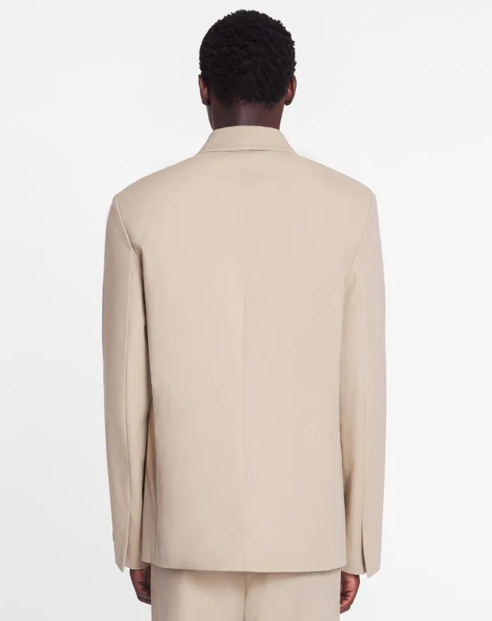 Men Lanvin Coats and Jackets Casual Singlebreasted Jacket Sand Men Lanvin Coats and Jackets Casual Singlebreasted Jacket Sand