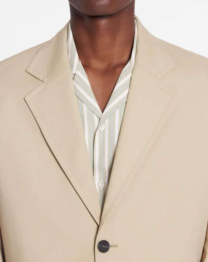 Men Lanvin Coats and Jackets Casual Singlebreasted Jacket Sand Men Lanvin Coats and Jackets Casual Singlebreasted Jacket Sand