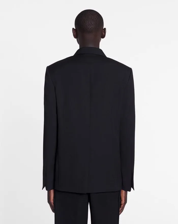 Men Lanvin Coats and Jackets Lanvin X Future Unisex Doublebreasted Jacket Black Men Lanvin Coats and Jackets Lanvin X Future Unisex Doublebreasted Jacket Black