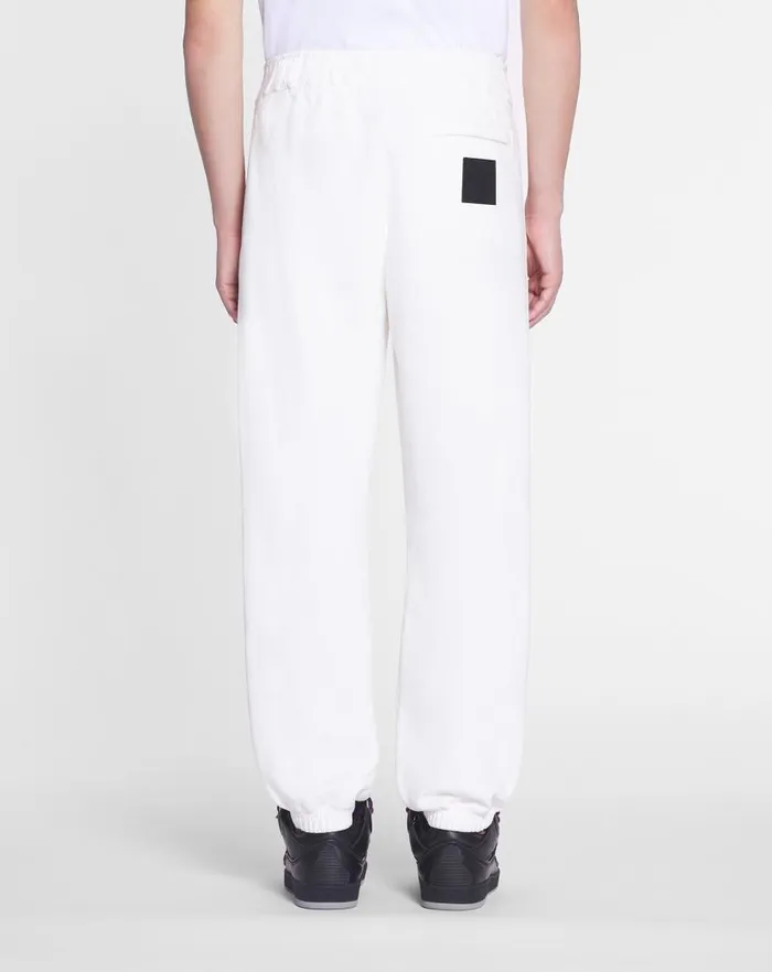 Men Lanvin Coats and Jackets Lanvin X Future Unisex Logo Jogging Pants White Mustang Men Lanvin Coats and Jackets Lanvin X Future Unisex Logo Jogging Pants White Mustang