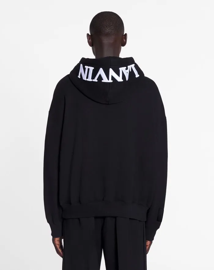 Men Lanvin Coats and Jackets Lanvin X Future Unisex Oversized Curb Laces Black Men Lanvin Coats and Jackets Lanvin X Future Unisex Oversized Curb Laces Black