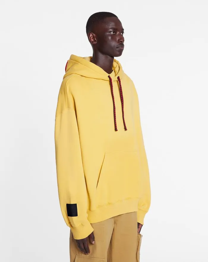 Men Lanvin Coats and Jackets Lanvin X Future Unisex Oversized Curb Laces Corn Men Lanvin Coats and Jackets Lanvin X Future Unisex Oversized Curb Laces Corn