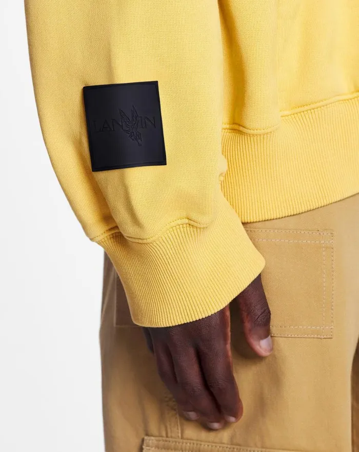 Men Lanvin Coats and Jackets Lanvin X Future Unisex Oversized Curb Laces Corn Men Lanvin Coats and Jackets Lanvin X Future Unisex Oversized Curb Laces Corn