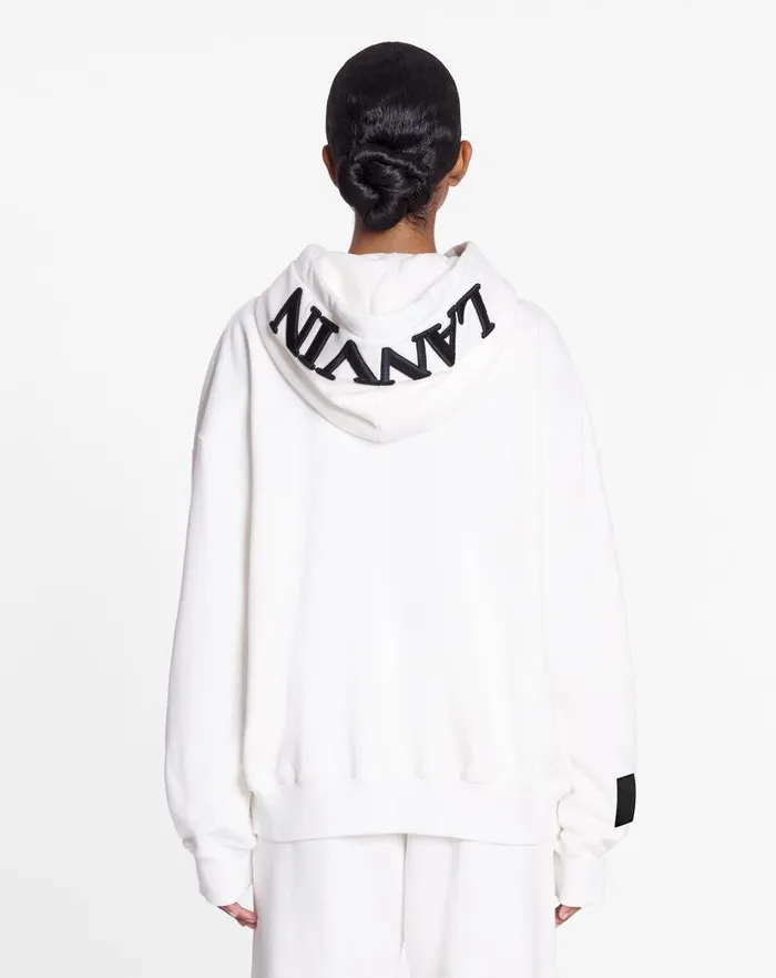 Men Lanvin Coats and Jackets Lanvin X Future Unisex Oversized Curb Laces White Mustang Men Lanvin Coats and Jackets Lanvin X Future Unisex Oversized Curb Laces White Mustang