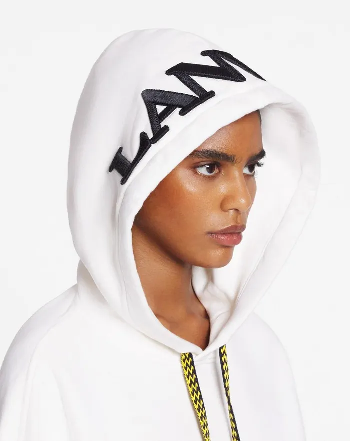 Men Lanvin Coats and Jackets Lanvin X Future Unisex Oversized Curb Laces White Mustang Men Lanvin Coats and Jackets Lanvin X Future Unisex Oversized Curb Laces White Mustang