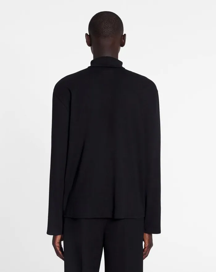Men Lanvin Coats and Jackets Lanvin X Future Unisex Turtleneck Top Black Men Lanvin Coats and Jackets Lanvin X Future Unisex Turtleneck Top Black