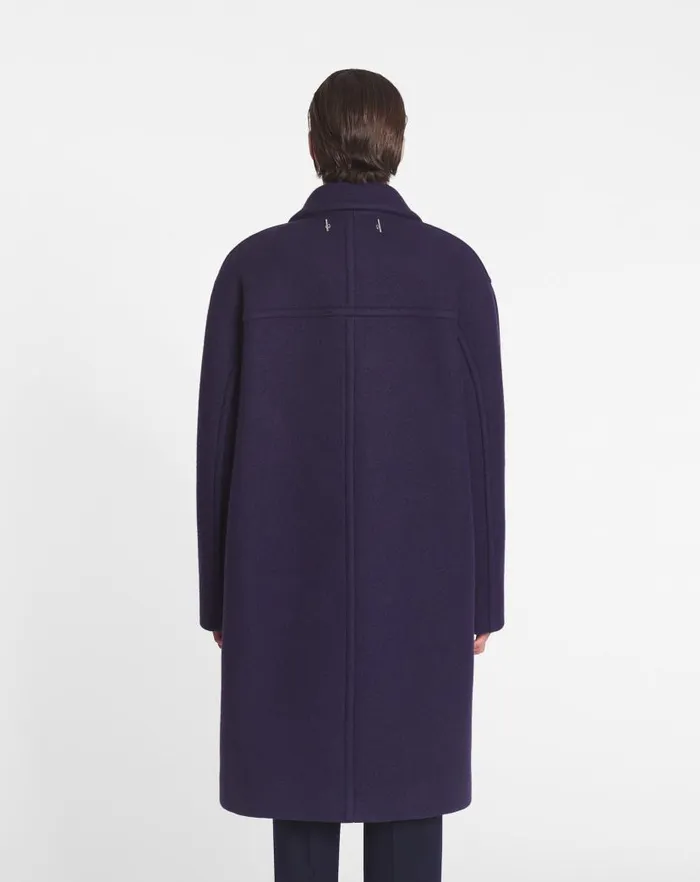 Men Lanvin Coats and Jackets Oversized Doublebreasted Coat Japanese Ink