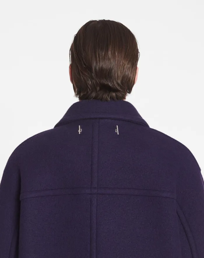 Men Lanvin Coats and Jackets Oversized Doublebreasted Coat Japanese Ink