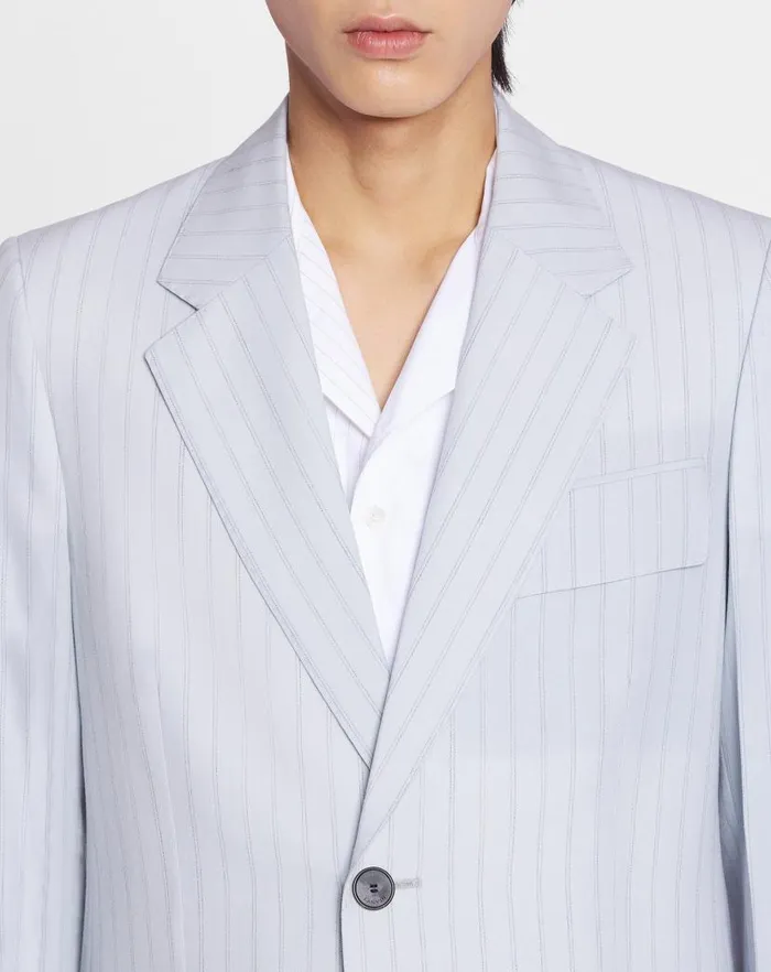Men Lanvin Coats and Jackets Singlebreasted Suit Jacket Feather Men Lanvin Coats and Jackets Singlebreasted Suit Jacket Feather