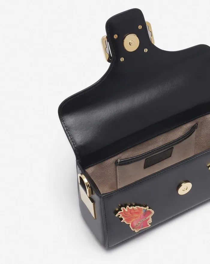 Men Lanvin Crossbody Bags Lanvin X Future Pencil Cat Nano Leather Bag With Pins Blackmulticolour Men Lanvin Crossbody Bags Lanvin X Future Pencil Cat Nano Leather Bag With Pins Blackmulticolour