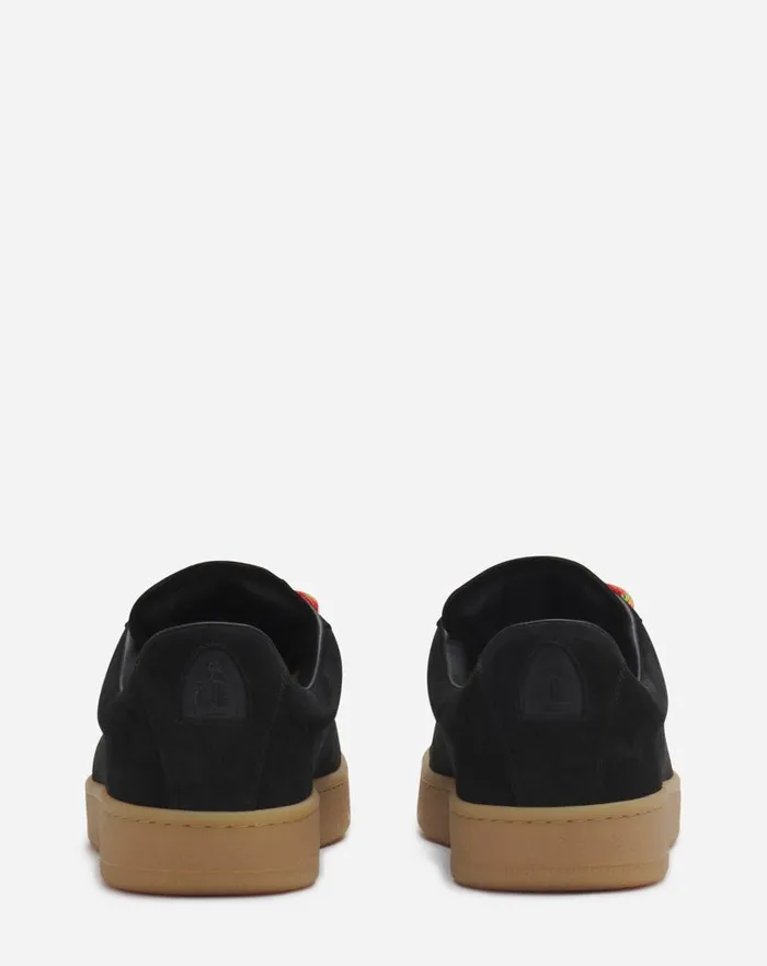 Men Lanvin Curb Lite Suede Curb Lite Sneakers Black