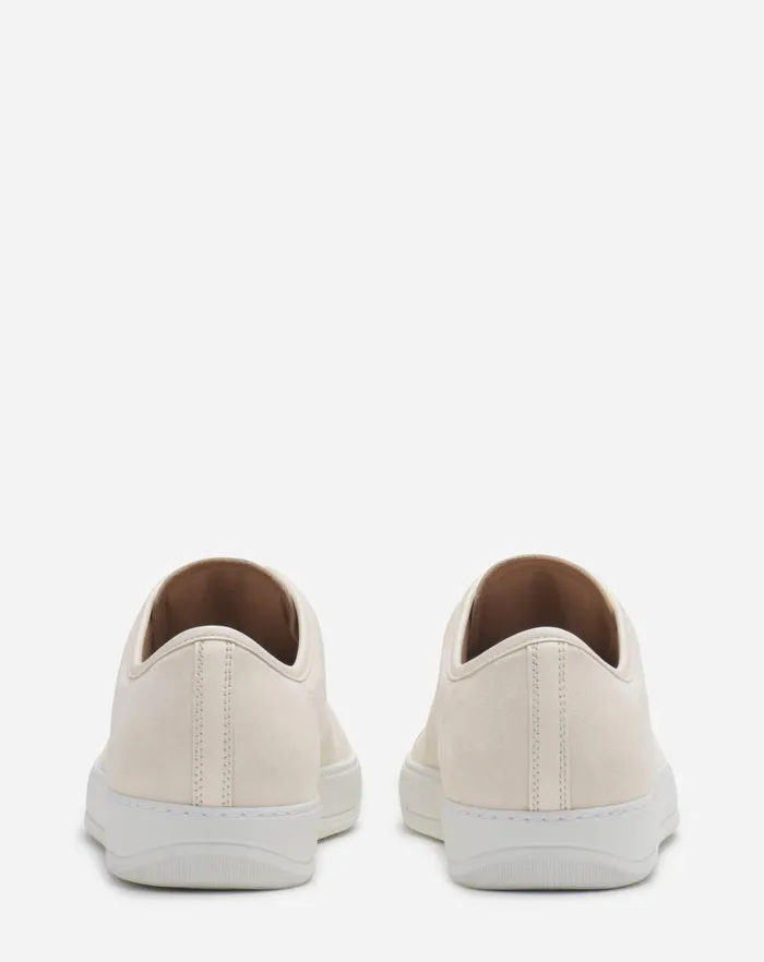 Men Lanvin DBB1 Dbb1 Leather And Suede Sneakers Cream