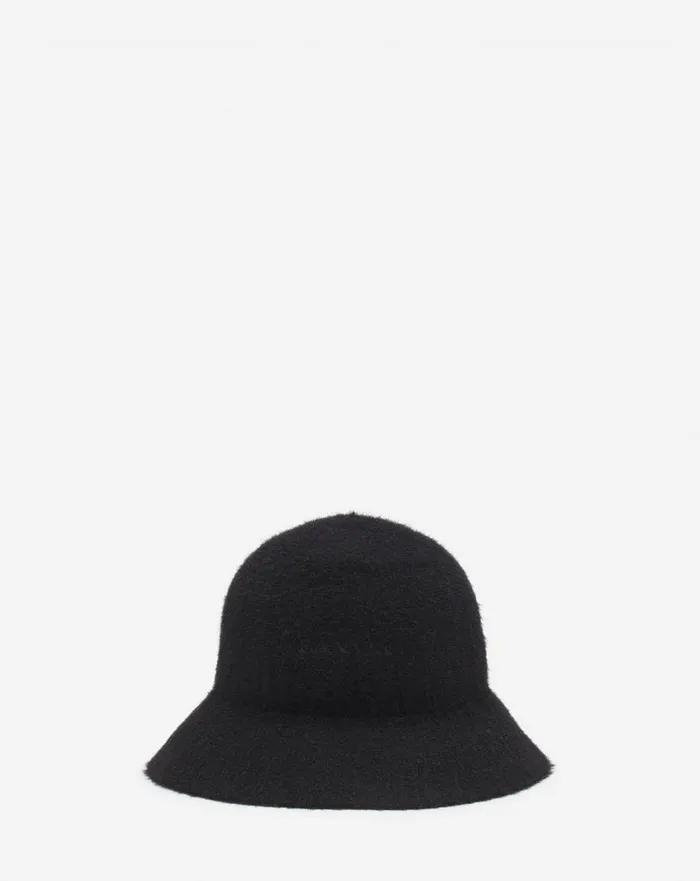 Men Lanvin Hats Lanvin Cotton Bucket Hat Black