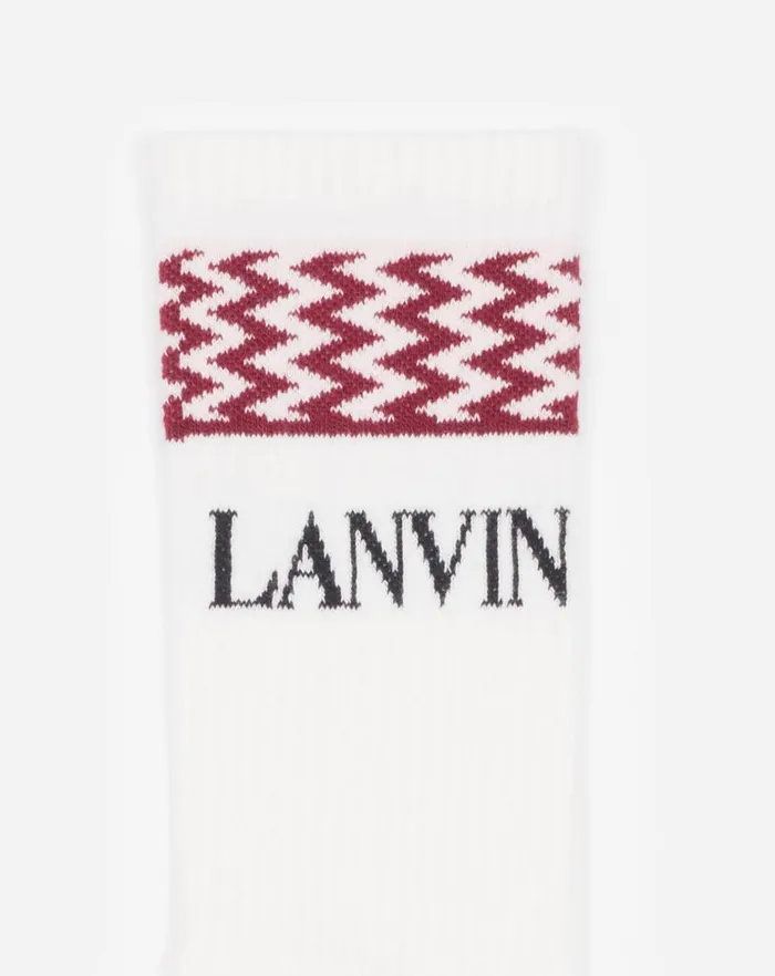 Men Lanvin Hats Lanvin Curb Socks Pinkredwood