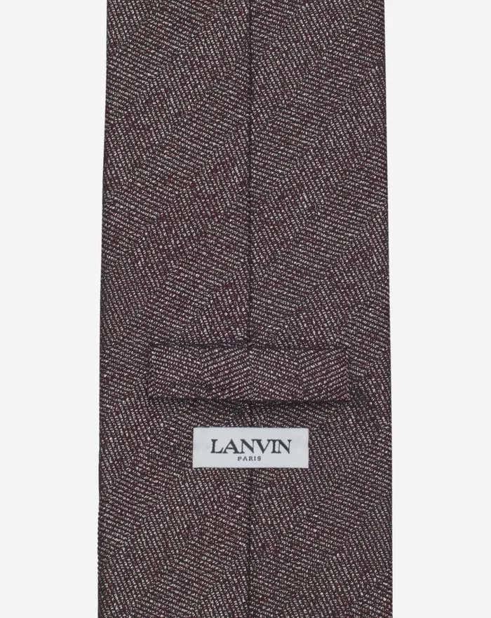 Men Lanvin Hats Lanvin Tie In Satin Burgundy Men Lanvin Hats Lanvin Tie In Satin Burgundy