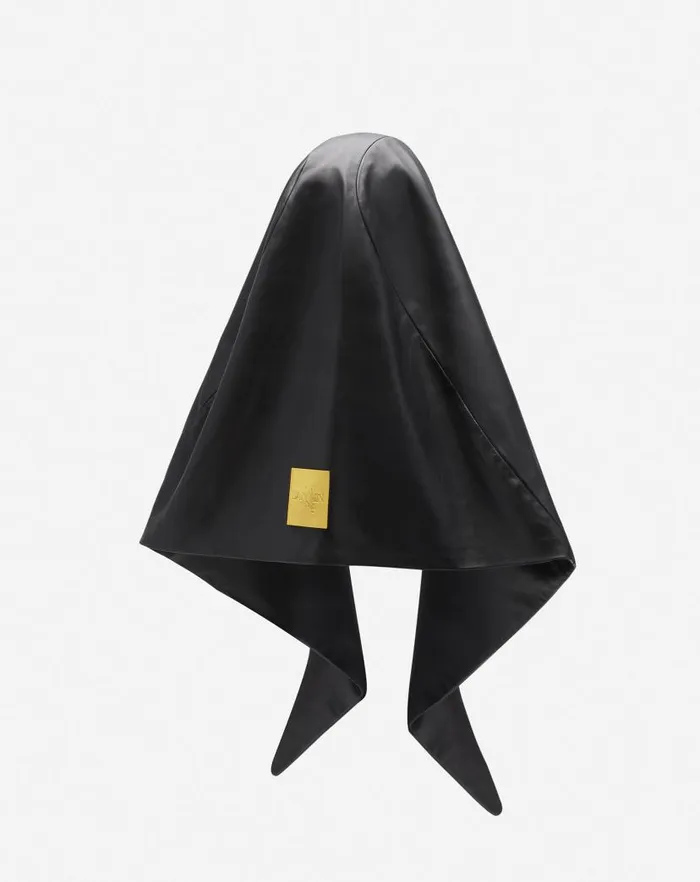 Men Lanvin Hats Lanvin X Future Leather Hood Black Men Lanvin Hats Lanvin X Future Leather Hood Black