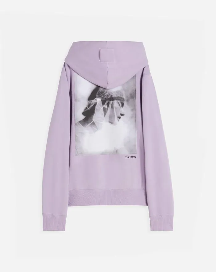 Men Lanvin Knitwear and Sweatshirts Archives Print Classic Hoodie Wisteria Men Lanvin Knitwear and Sweatshirts Archives Print Classic Hoodie Wisteria
