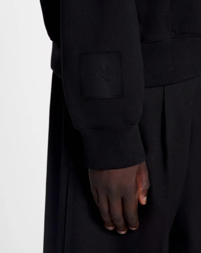 Men Lanvin Knitwear and Sweatshirts Lanvin X Future Unisex Oversized Curb Laces Black Men Lanvin Knitwear and Sweatshirts Lanvin X Future Unisex Oversized Curb Laces Black