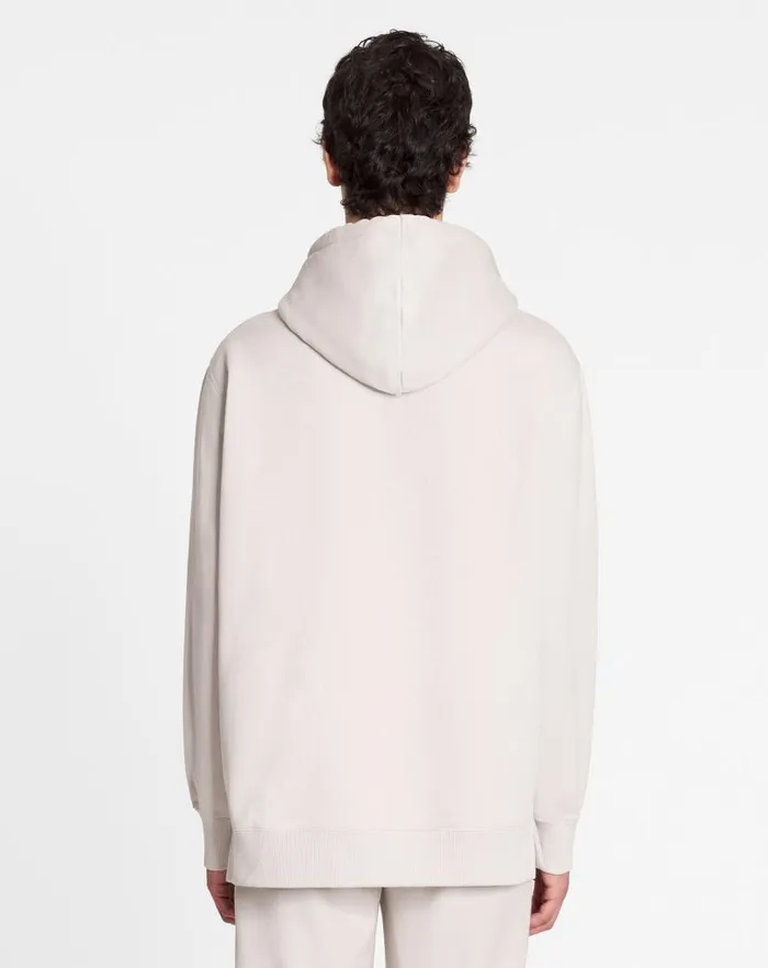 Men Lanvin Knitwear and Sweatshirts Oversized Lanvin Curb Lace Hoodie Mastic