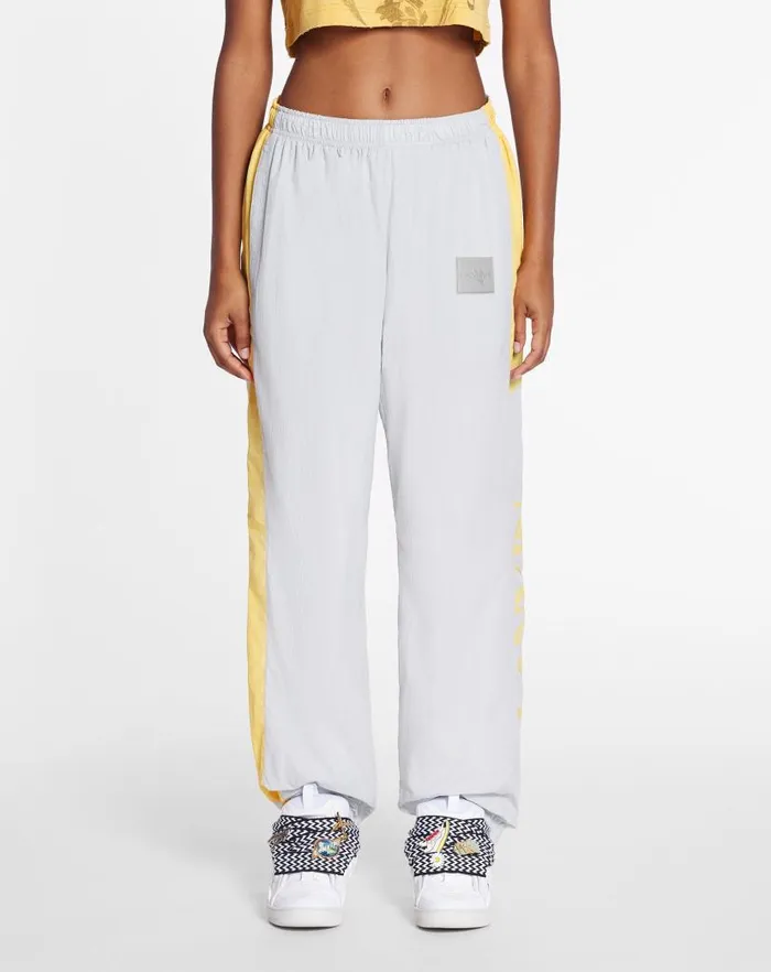 Men Lanvin Pants and Shorts Lanvin X Future Jogging Pants With Contrasting Stripes Eagle Grey Men Lanvin Pants and Shorts Lanvin X Future Jogging Pants With Contrasting Stripes Eagle Grey