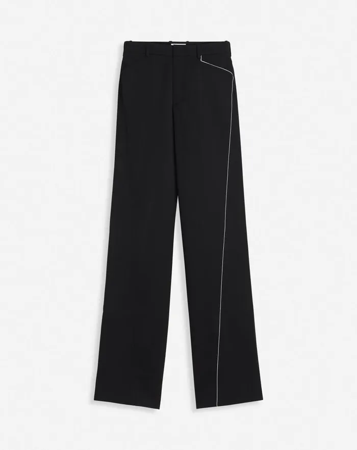 Men Lanvin Pants and Shorts Lanvin X Future Straight Fit Pants Black