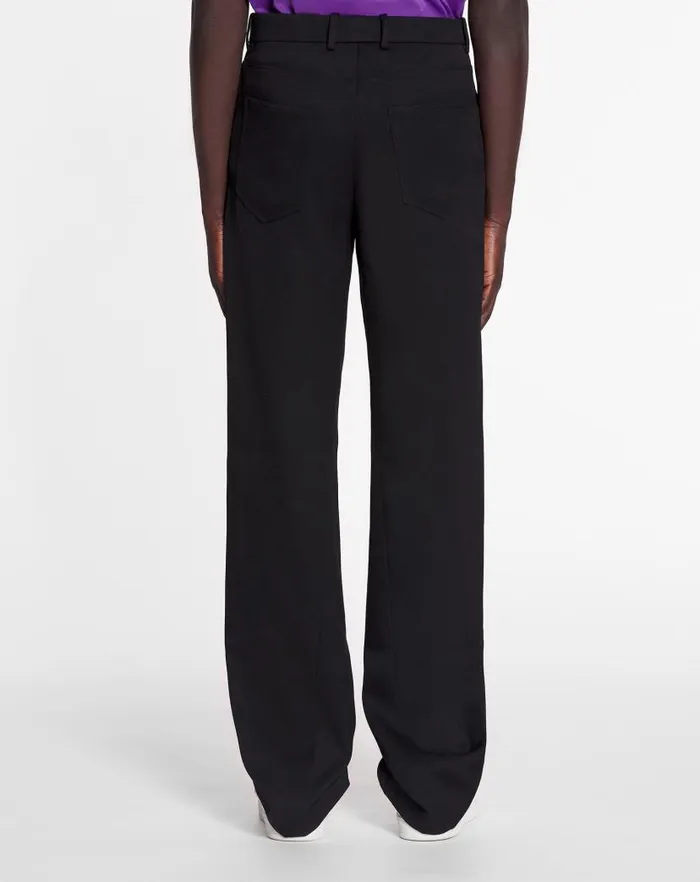Men Lanvin Pants and Shorts Lanvin X Future Straight Fit Pants Black Men Lanvin Pants and Shorts Lanvin X Future Straight Fit Pants Black