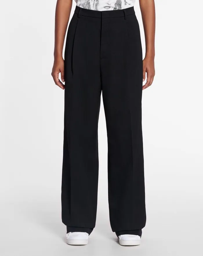 Men Lanvin Pants and Shorts Lanvin X Future Unisex Wideleg Pants Black Men Lanvin Pants and Shorts Lanvin X Future Unisex Wideleg Pants Black