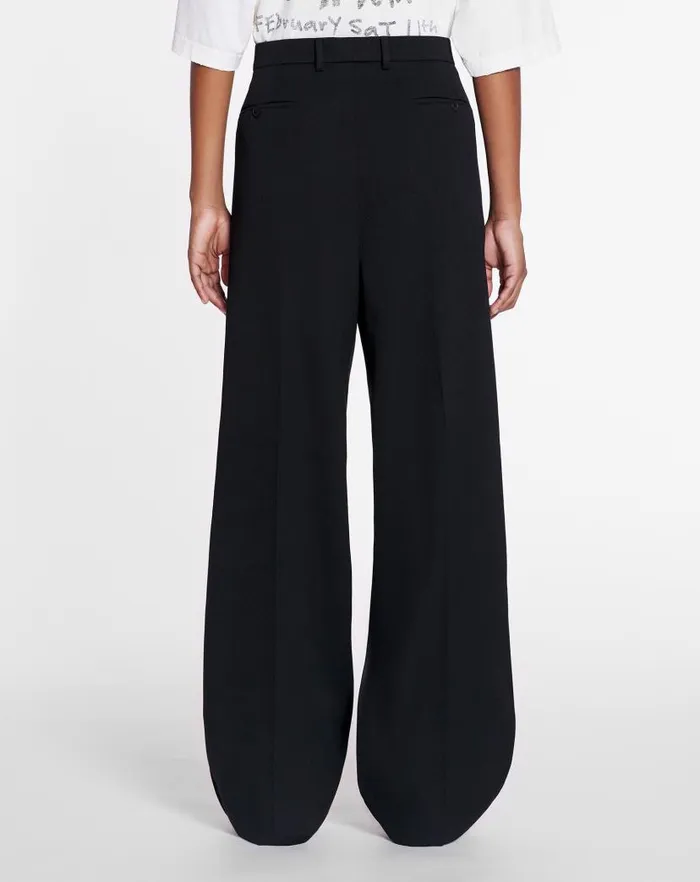 Men Lanvin Pants and Shorts Lanvin X Future Unisex Wideleg Pants Black Men Lanvin Pants and Shorts Lanvin X Future Unisex Wideleg Pants Black