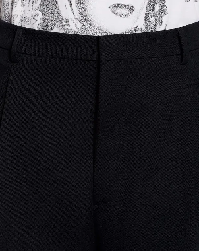 Men Lanvin Pants and Shorts Lanvin X Future Unisex Wideleg Pants Black Men Lanvin Pants and Shorts Lanvin X Future Unisex Wideleg Pants Black
