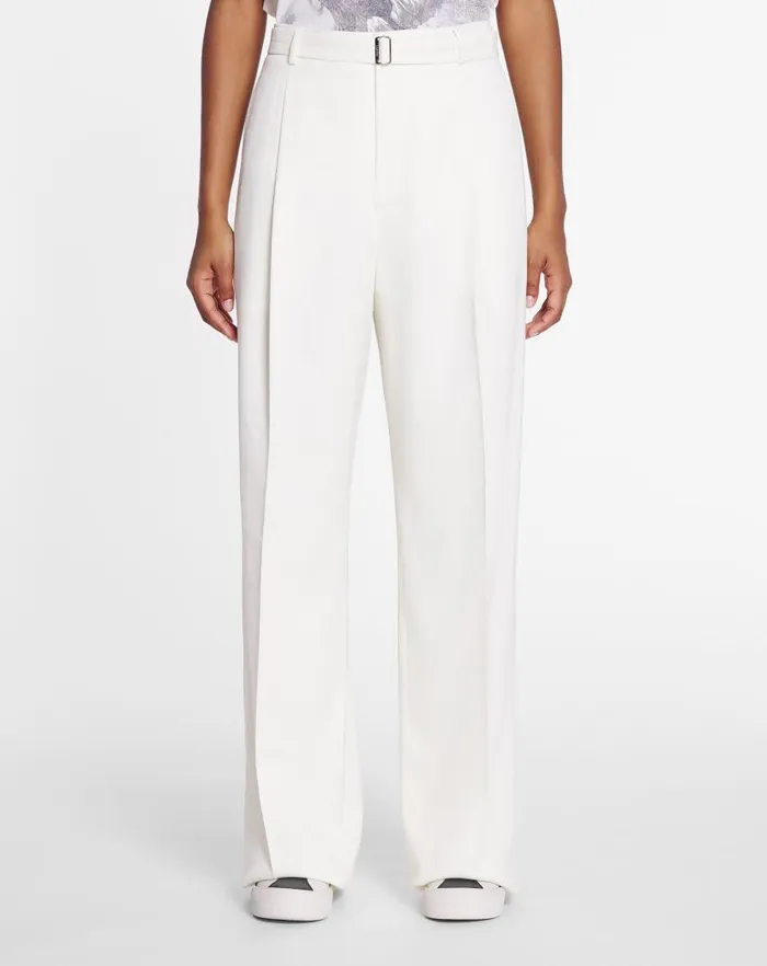 Men Lanvin Pants and Shorts Lanvin X Future Unisex Wideleg Pants Milk Men Lanvin Pants and Shorts Lanvin X Future Unisex Wideleg Pants Milk
