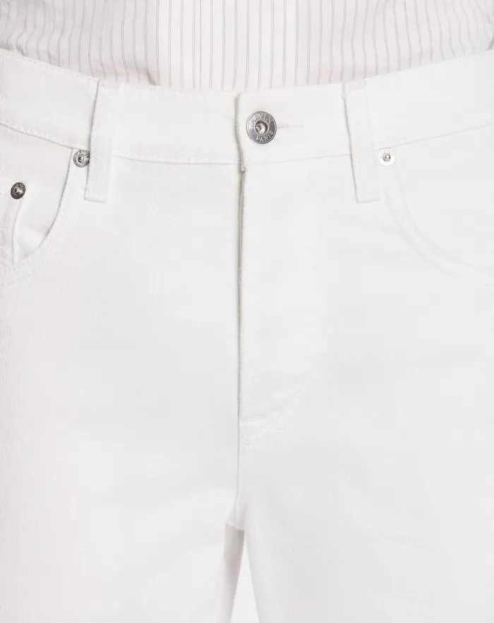 Men Lanvin Pants and Shorts Straightleg Denim Pants Optic White Men Lanvin Pants and Shorts Straightleg Denim Pants Optic White