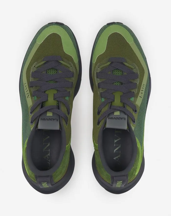 Men Lanvin Sneakers Li Mesh Sneakers Dark Greengreen Men Lanvin Sneakers Li Mesh Sneakers Dark Greengreen