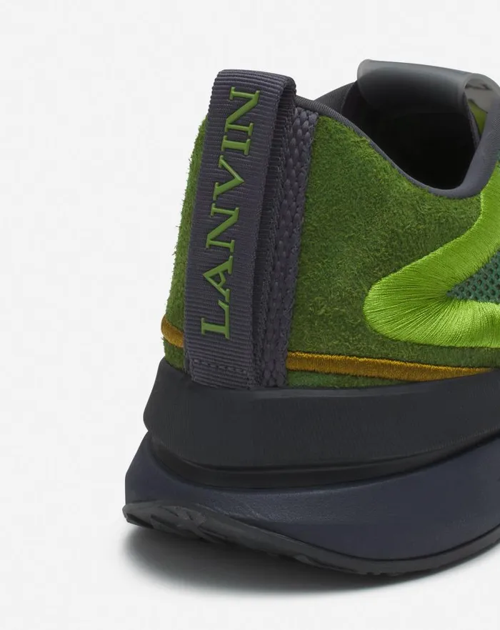 Men Lanvin Sneakers Li Mesh Sneakers Dark Greengreen Men Lanvin Sneakers Li Mesh Sneakers Dark Greengreen