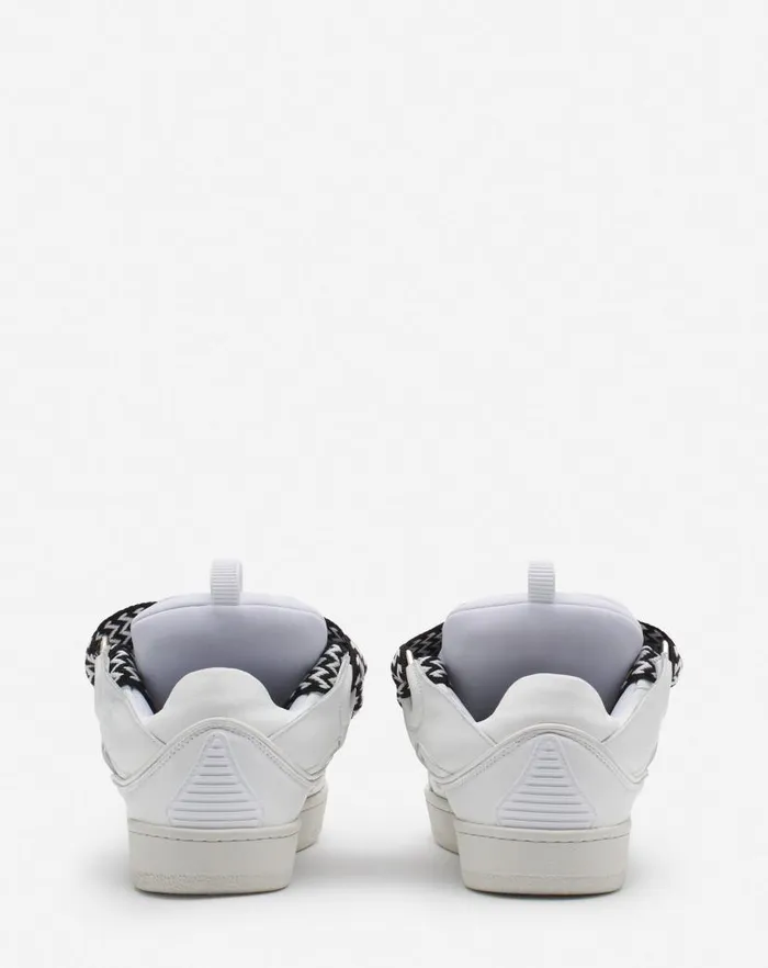 Men Lanvin Sneakers Lanvin X Future Curb 30 Leather Sneakers For Men Whiteblack Men Lanvin Sneakers Lanvin X Future Curb 30 Leather Sneakers For Men Whiteblack