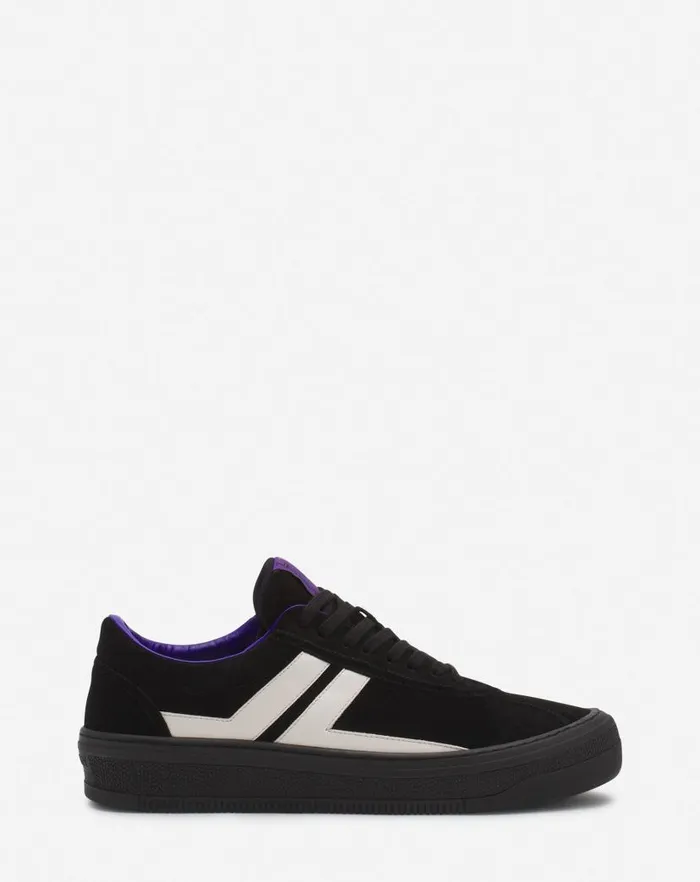 Men Lanvin Sneakers Leather Cash Sneakers Lanvin X Future For Men Blackoff White