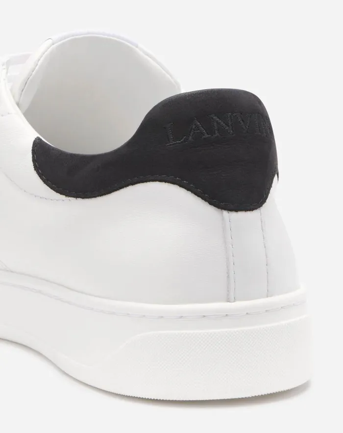 Men Lanvin Sneakers Leather Ddb0 Sneakers Whiteblack